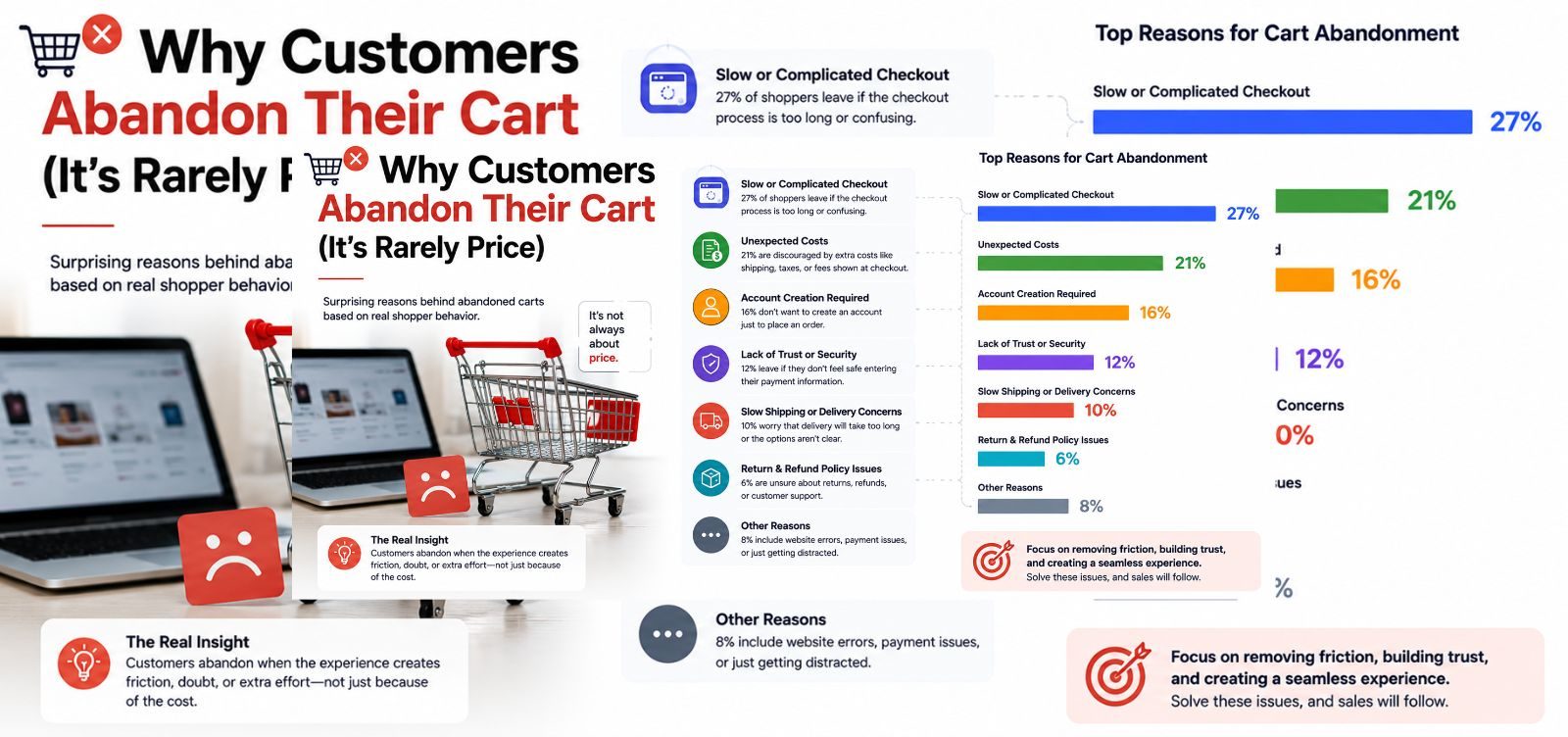 Why Customers Abandon Their Cart (It's Rarely Price)