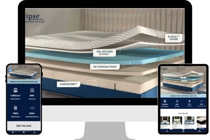 Eclipse Mattress &ndash; Home Furnishing & Furnitur project by Mr. Code