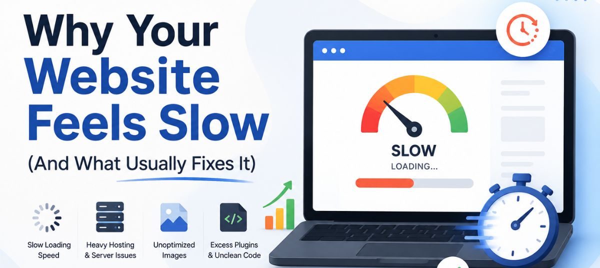 Why Your Website Feels Slow (And What Usually Fixes It)